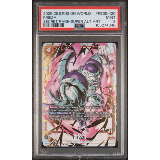 PSA 9 Frieza - FB05-120 (Super Alternate Art) - New Adventure (FB05)