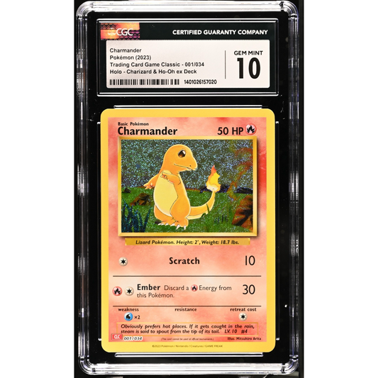 CGC 10 Charmander 2023 Trading Card Game Classic