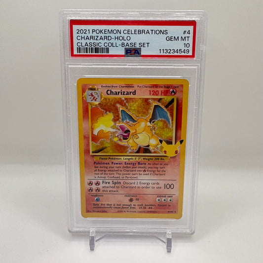 PSA 10 2021 Pokemon Charizard Celebrations