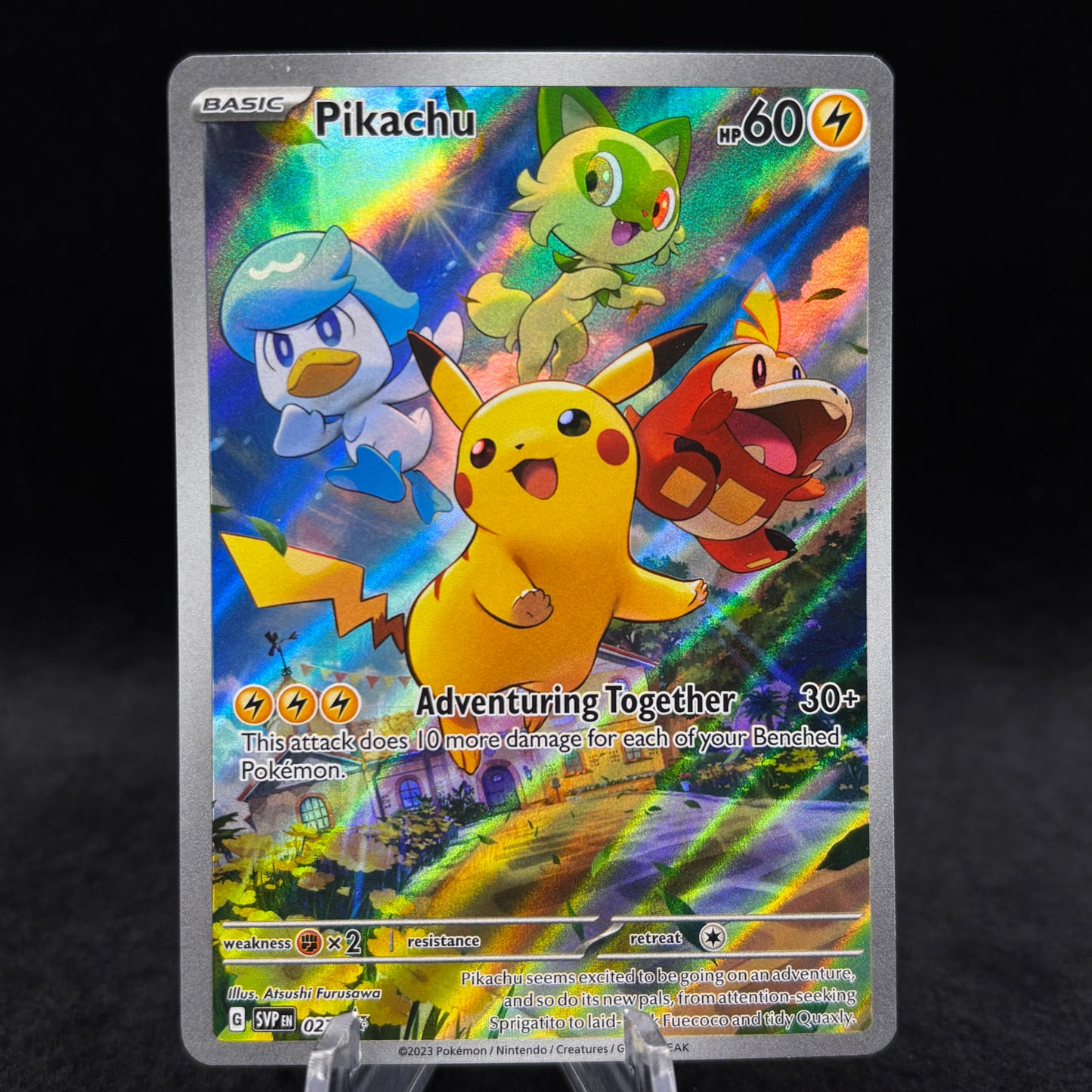 Pikachu - 027 - SV: Scarlet & Violet PR *Light Play* Single Card