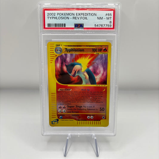 PSA 8 - 2002 Expedition Typhlosion Reverse Foil