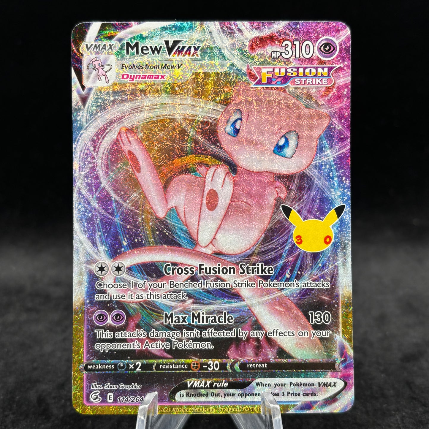 Mew VMAX - ME: 30th Celebration Classic Collection Single Card