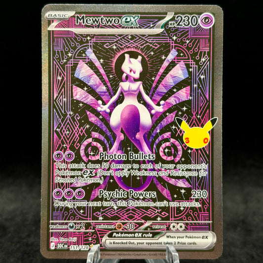 Mewtwo ex - 151/128 - ME: 30th Celebration Single Card