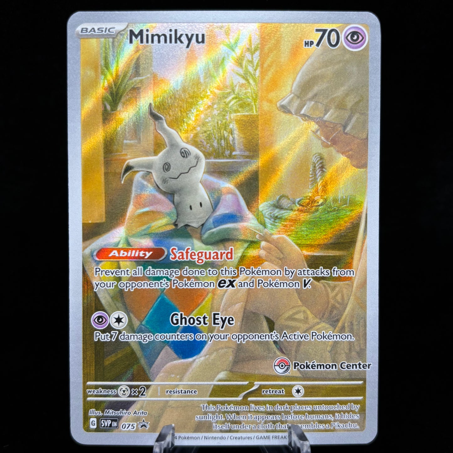 Mimikyu - 075 - SV: Scarlet & Violet *Pokemon Center* Single Card