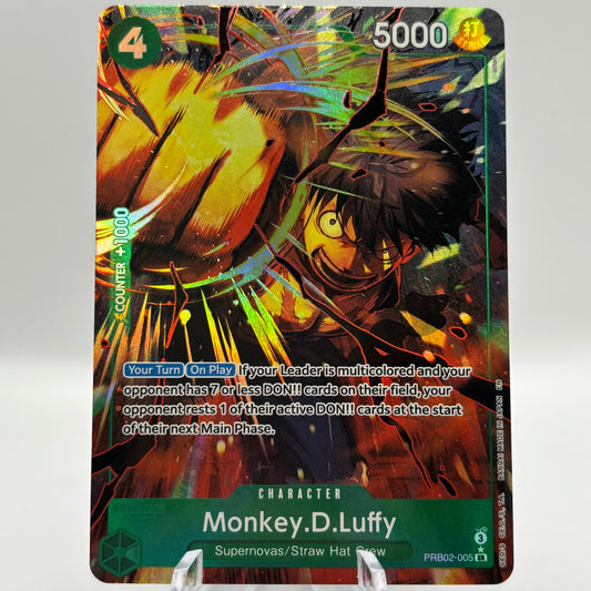 Monkey.D.Luffy - PRB02-005 (Alternate Art)