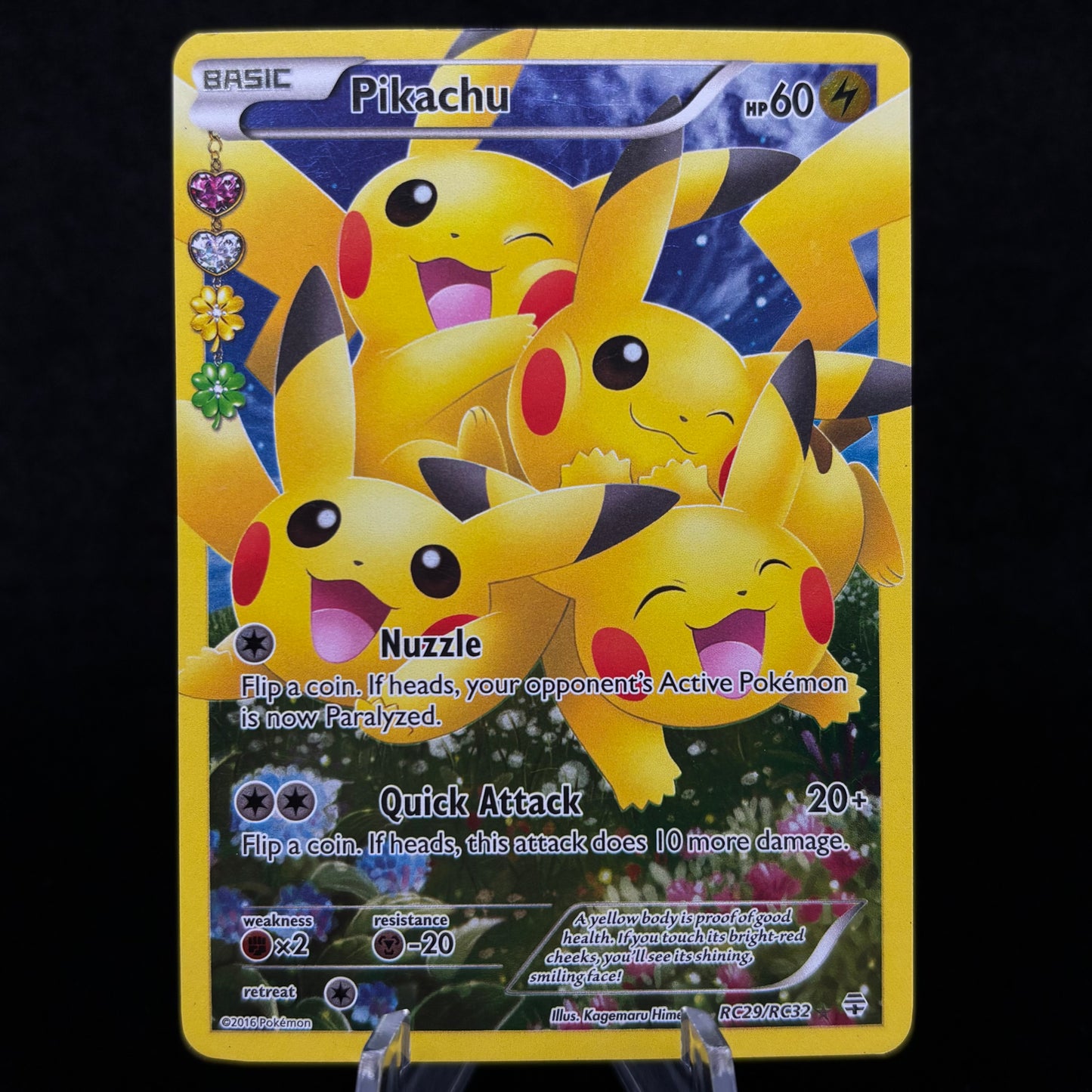Pikachu (Full Art) - Generations: Radiant Collection *Moderate Play* Single Card