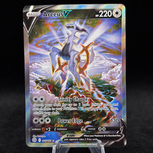 Arceus V (Alternate Full Art) - SWSH09: Brilliant Stars *Damaged* Single Card