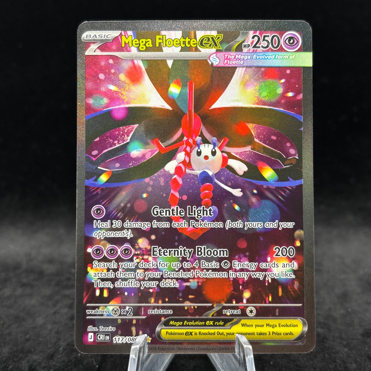 Mega Floette ex - 117/086 - ME04: Chaos Rising Single Card