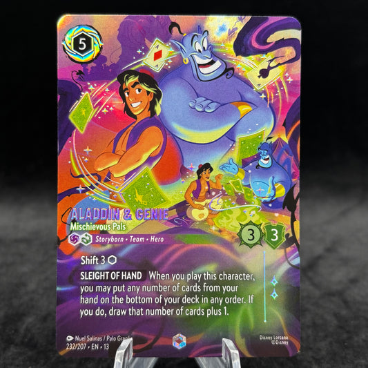Aladdin & Genie - Mischievous Pals (Enchanted) - Attack of the Vine! Single Card
