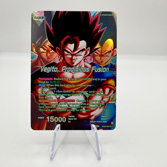 Son Goku & Vegeta // Vegito, Prodigious Fusion (Alternate Art) - Ultimate Advent (BT26)