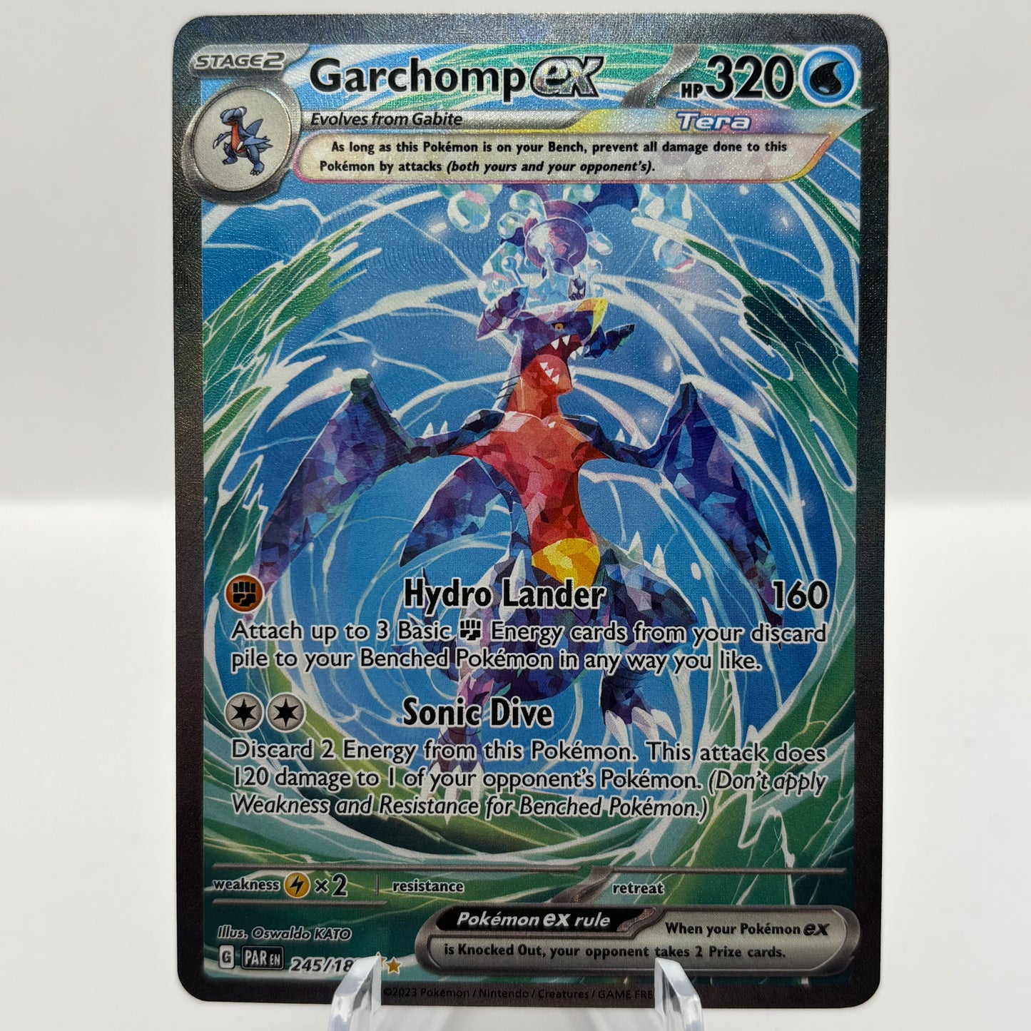 Garchomp ex - 245/182 - SV04: Paradox Rift