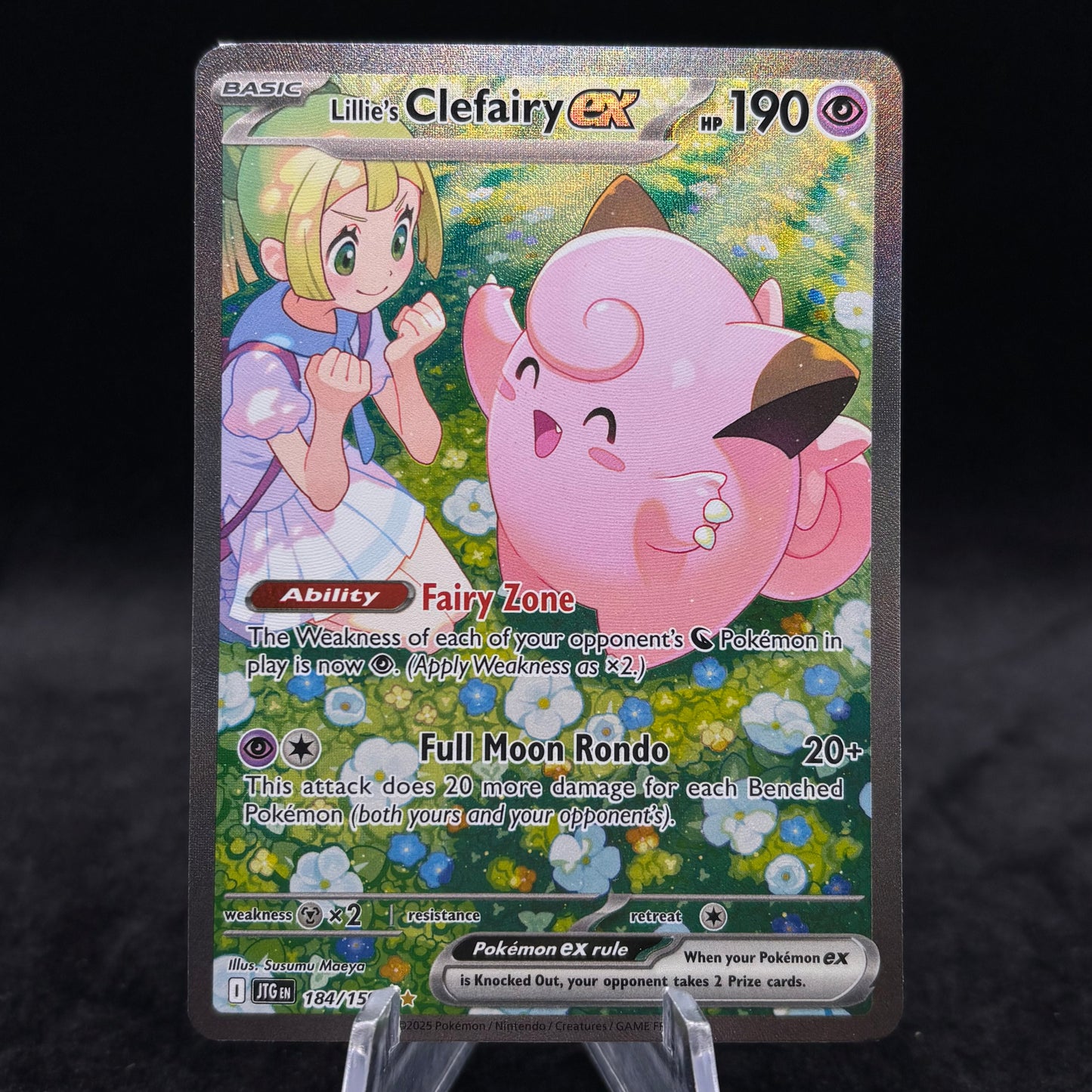 Lillie's Clefairy ex - 184/159 - SV09: Journey Together Single Card