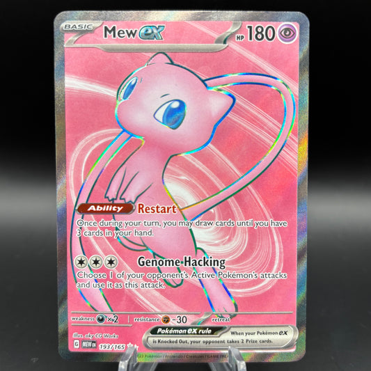 Mew ex - 193/165 - SV: Scarlet & Violet 151 *Moderate Play* Single Card