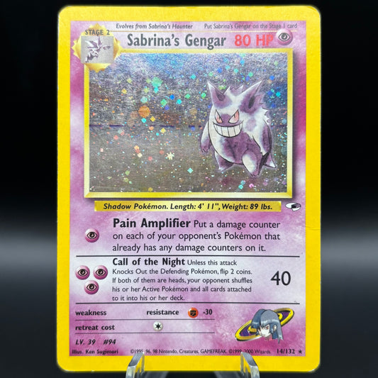 Sabrina's Gengar - Gym Heroes *Damaged* Single Card