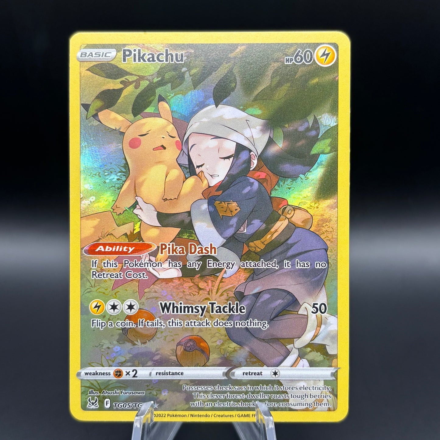 Pikachu - SWSH11: Lost Origin Trainer Gallery Single Card