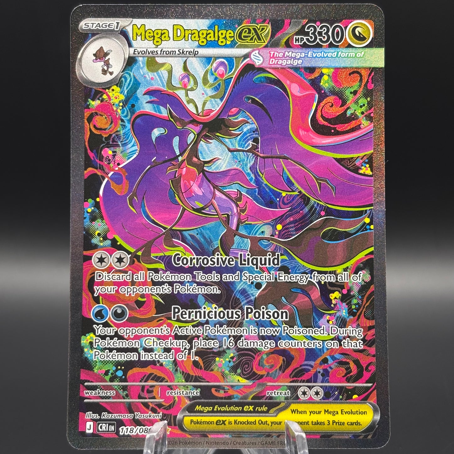 Mega Dragalge ex - 118/086 Single Card