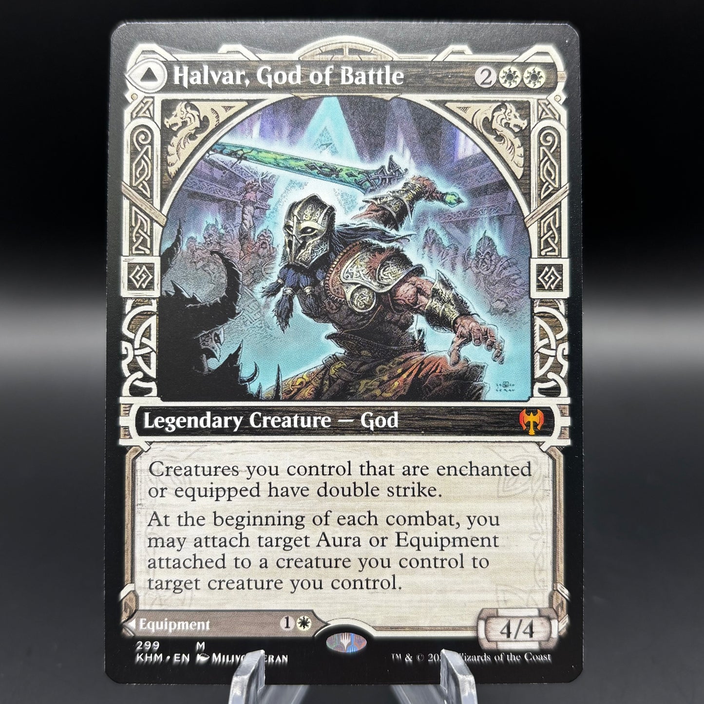 Halvar, God of Battle (Showcase) - Kaldheim Single Card