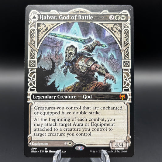 Halvar, God of Battle (Showcase) - Kaldheim Single Card