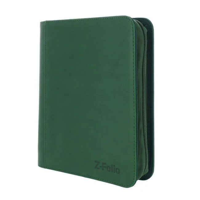 BCW Z-Folio 4-Pocket LX Toploader Binder Green