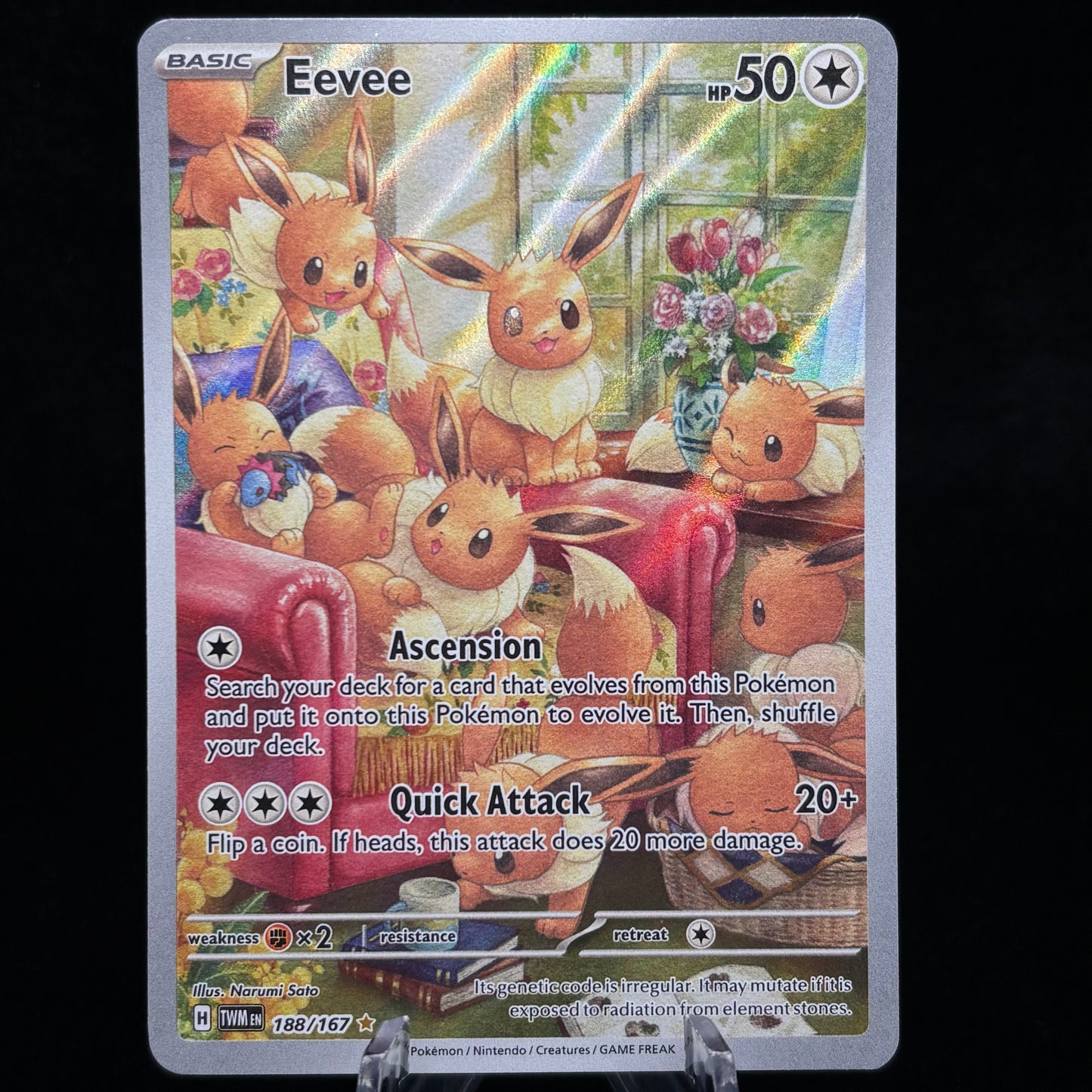 Eevee - 188/167 *Light Play* Single Card