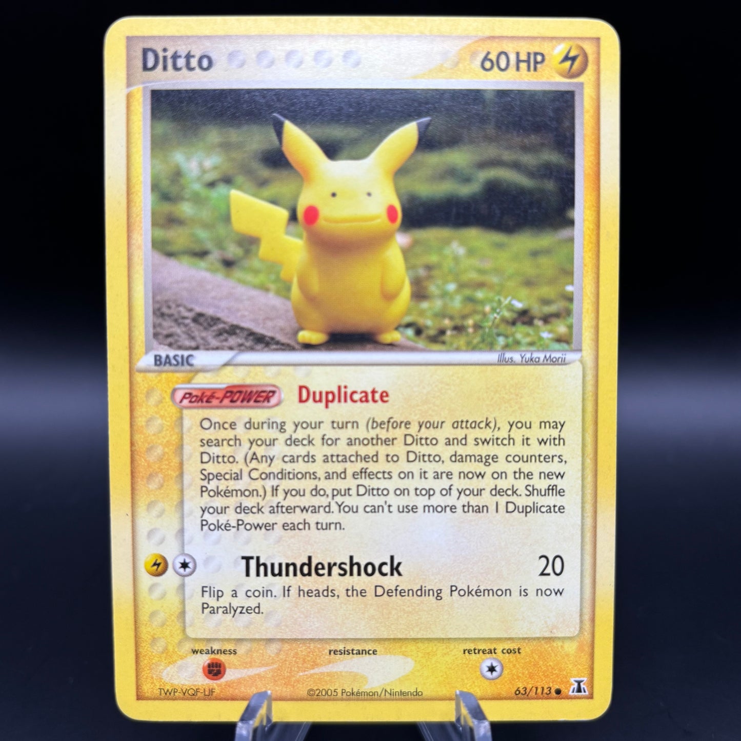 Ditto - 63/113 (Pikachu) - Delta Species *Heavily Played* Single Card