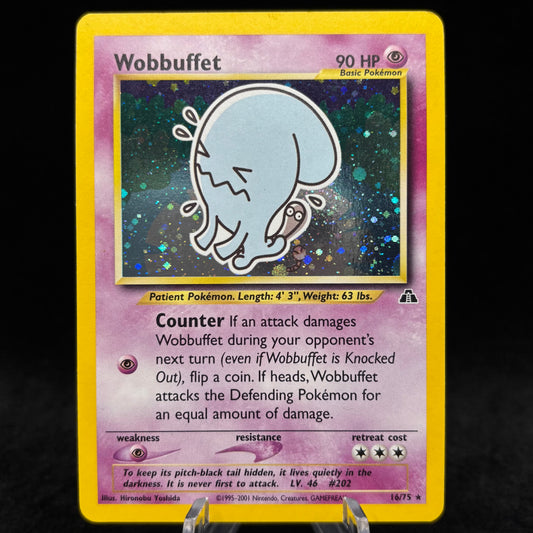 Wobbuffet (16) - Neo Discovery *Moderate Play* Single Card