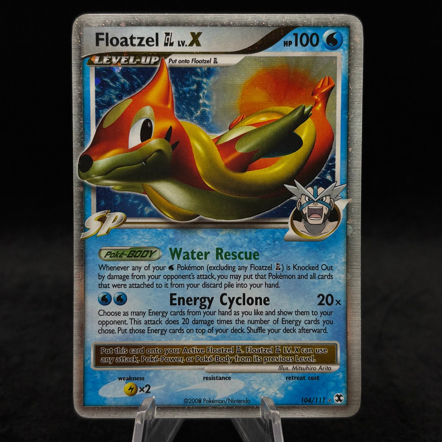 Floatzel GL Lv.X - Rising Rivals *Heavy Play* Single Card