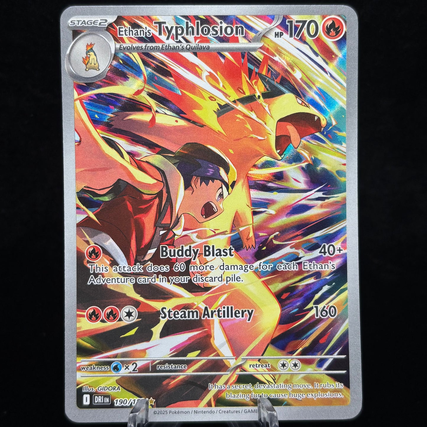 Ethan's Typhlosion - 190/182 Single Card
