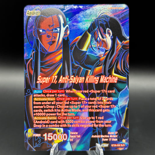 Hell Fighter 17 // Super 17, Anti-Saiyan Killing Machine (Alternate Art) - Ultimate Advent Single Card