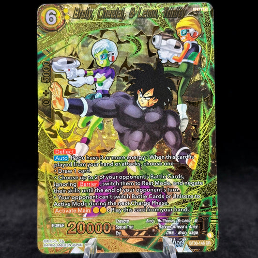 Broly, Cheelai, & Lemo, Trinity Single Card