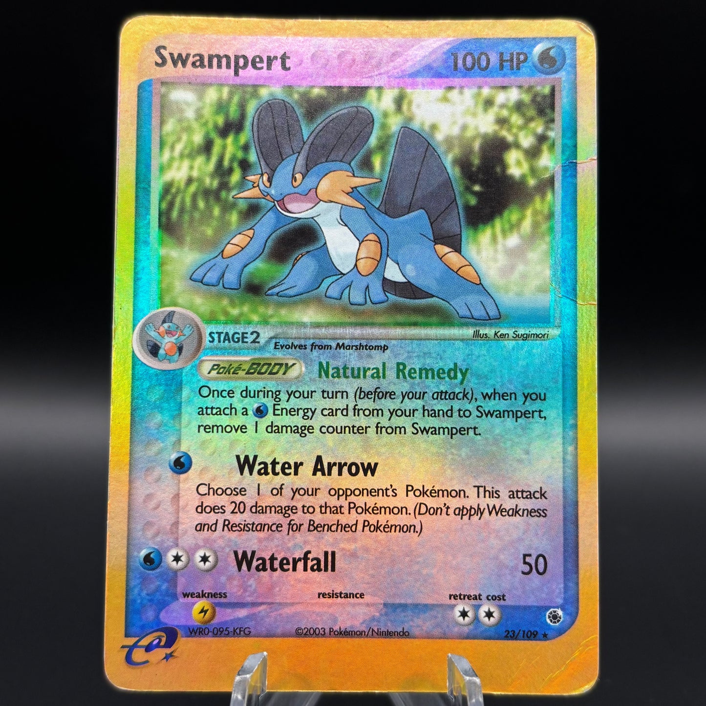 Swampert - 23/109 Single Card *Damaged*