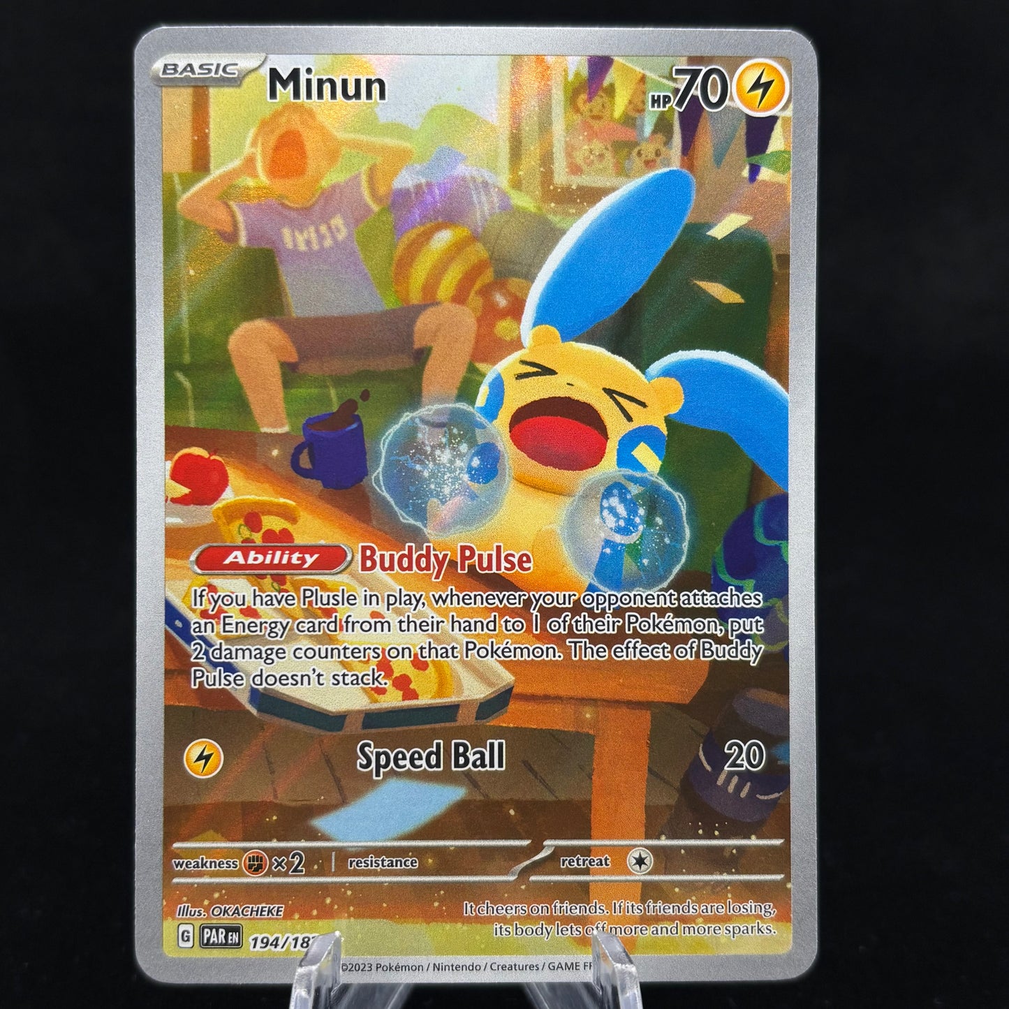 Minun - 194/182 - SV04: Paradox Rift Single Card