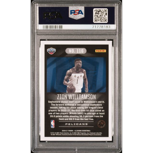 PSA 10 Illusions Zion Williamson No. 116