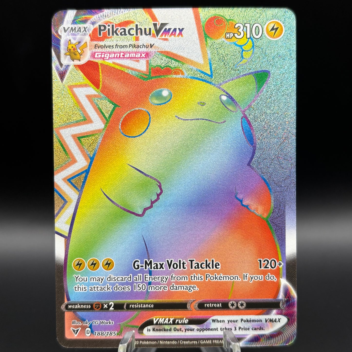 Pikachu VMAX (Secret) - SWSH04: Vivid Voltage Single Card