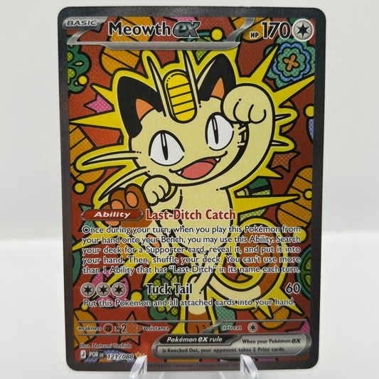 Meowth ex - 121/088 - ME03: Perfect Order (POR) Single Card