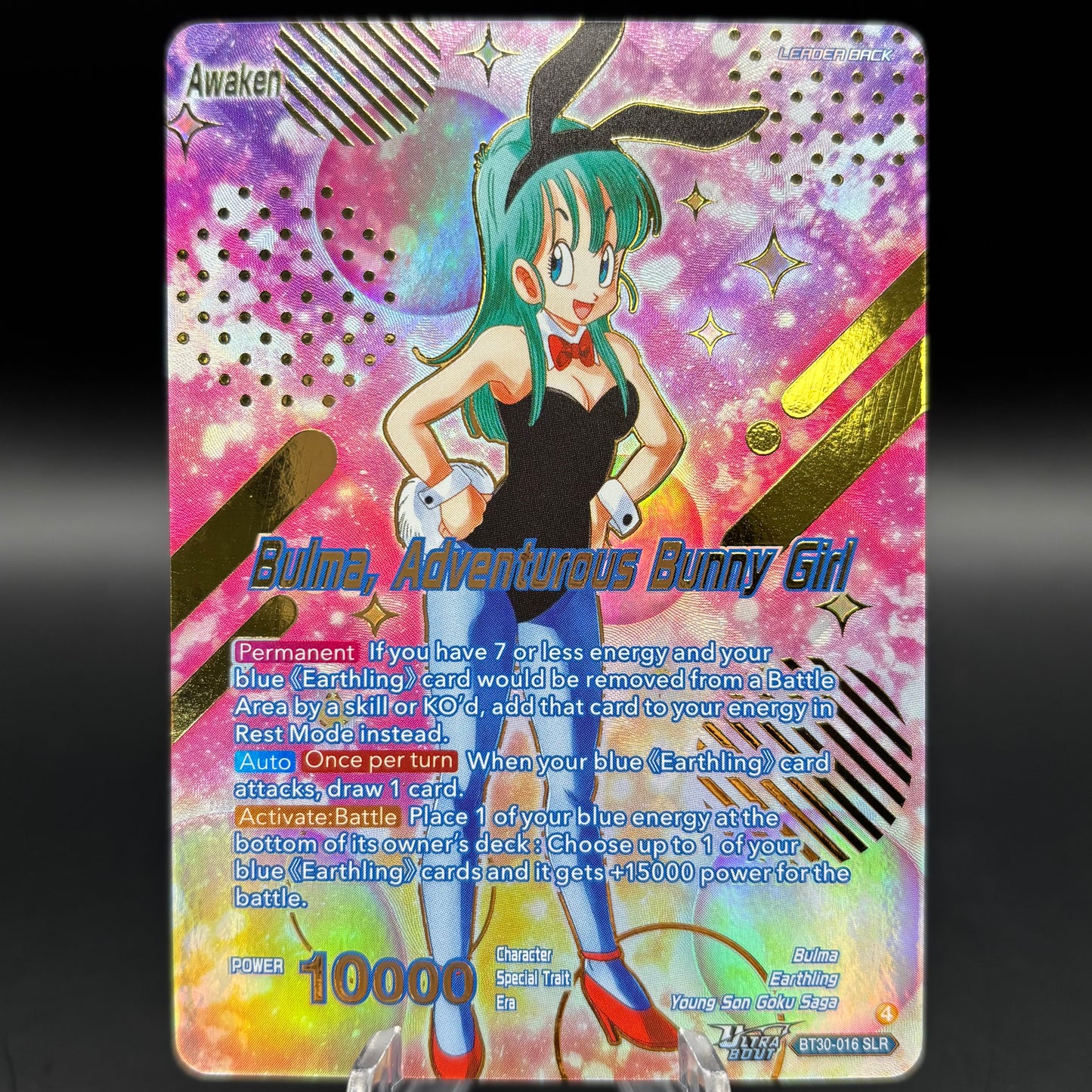 Bulma, Adventurous Bunny Girl (SLR) - Three Glorious Fighters (BT30) Single Card