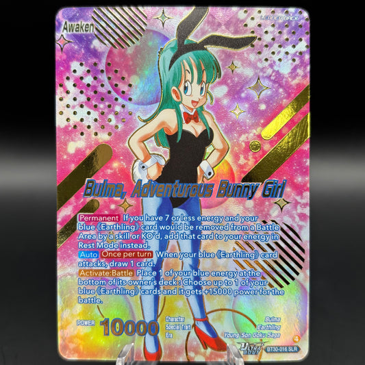 Bulma, Adventurous Bunny Girl (SLR) - Three Glorious Fighters (BT30) Single Card