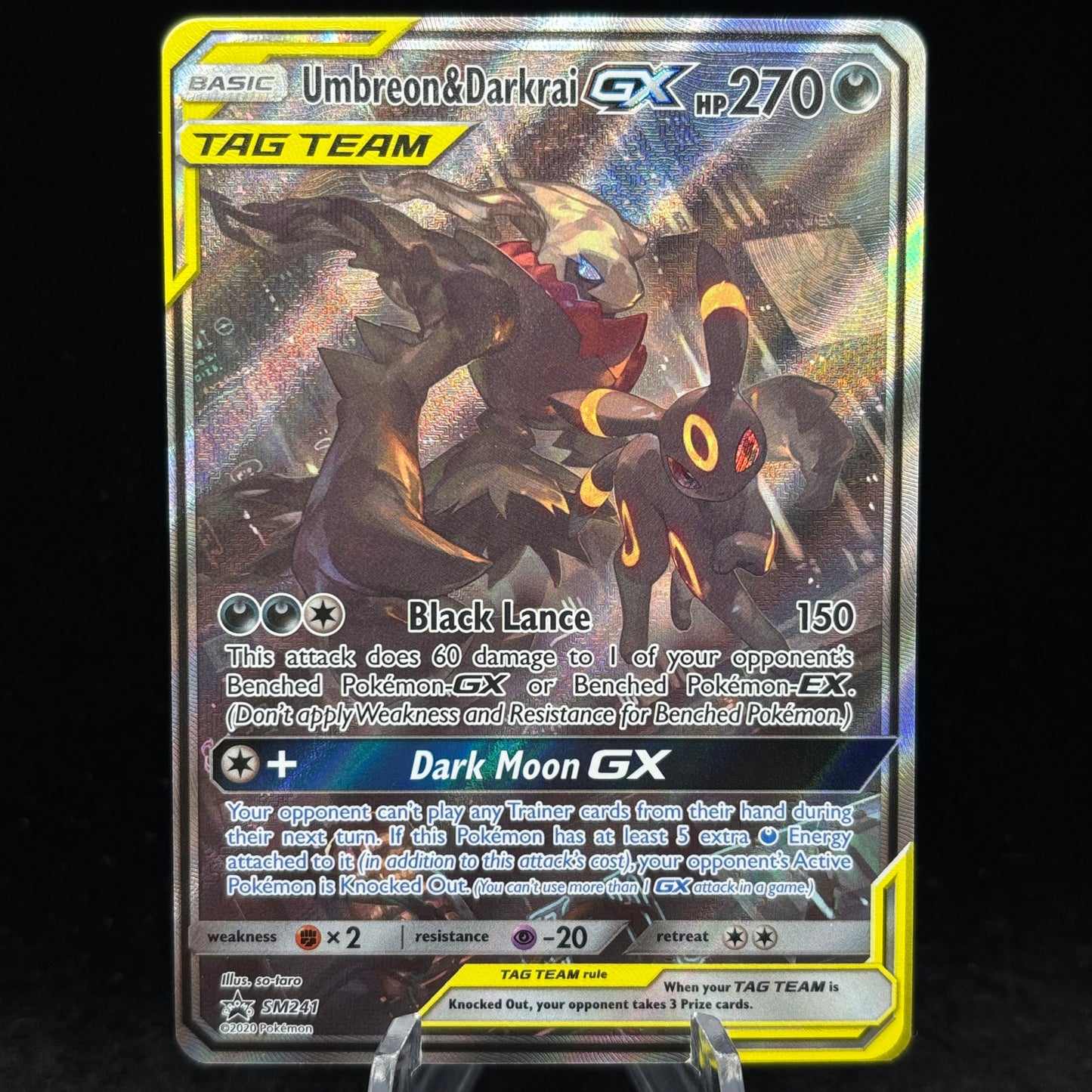 Umbreon & Darkrai GX - SM241 - SM Pr Single Card