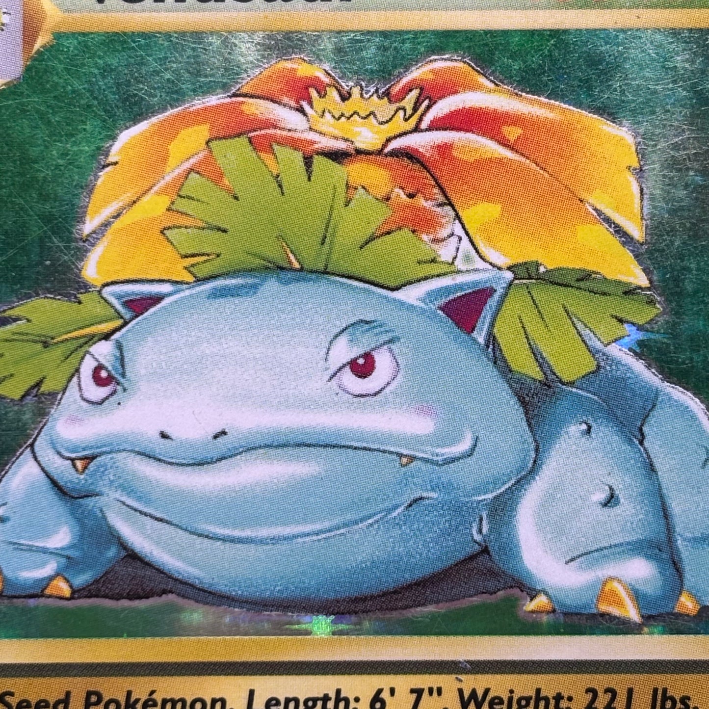 Venusaur - Base Set Holo Single Card *Light Play*