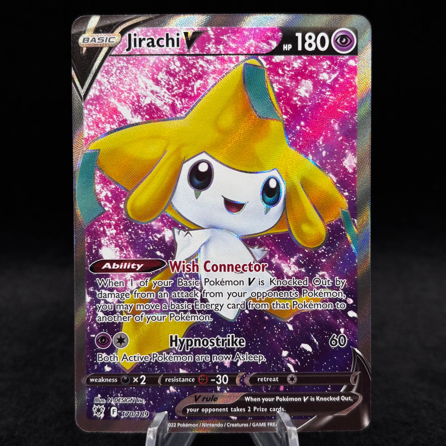 Jirachi V (Full Art) - SWSH10: Astral Radiance Single Card