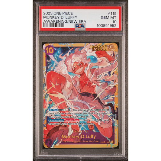 PSA 10 One Piece Monkey D. Luffy OP05-119 SEC