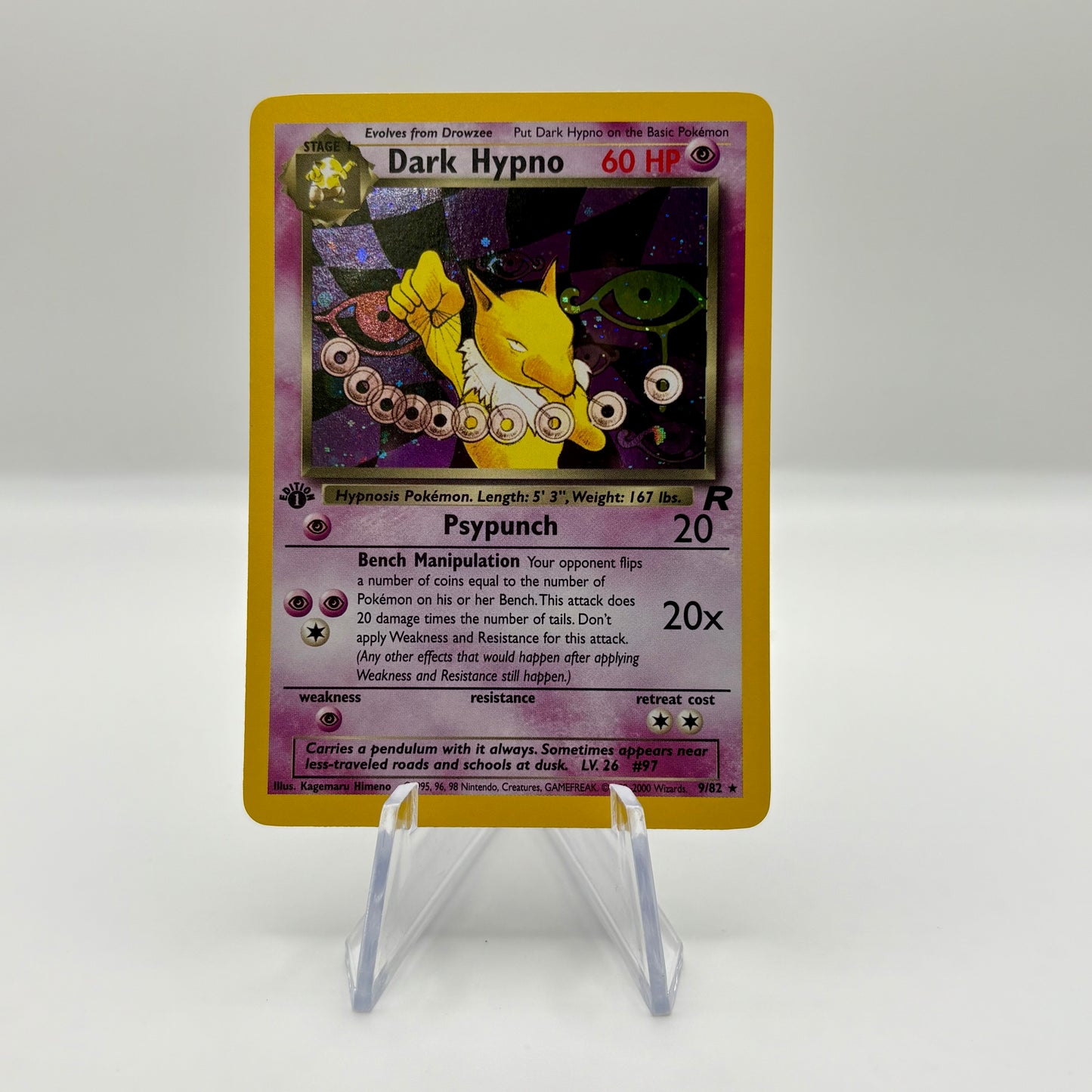 Dark Hypno (9) - Team Rocket (TR) Lightly Played