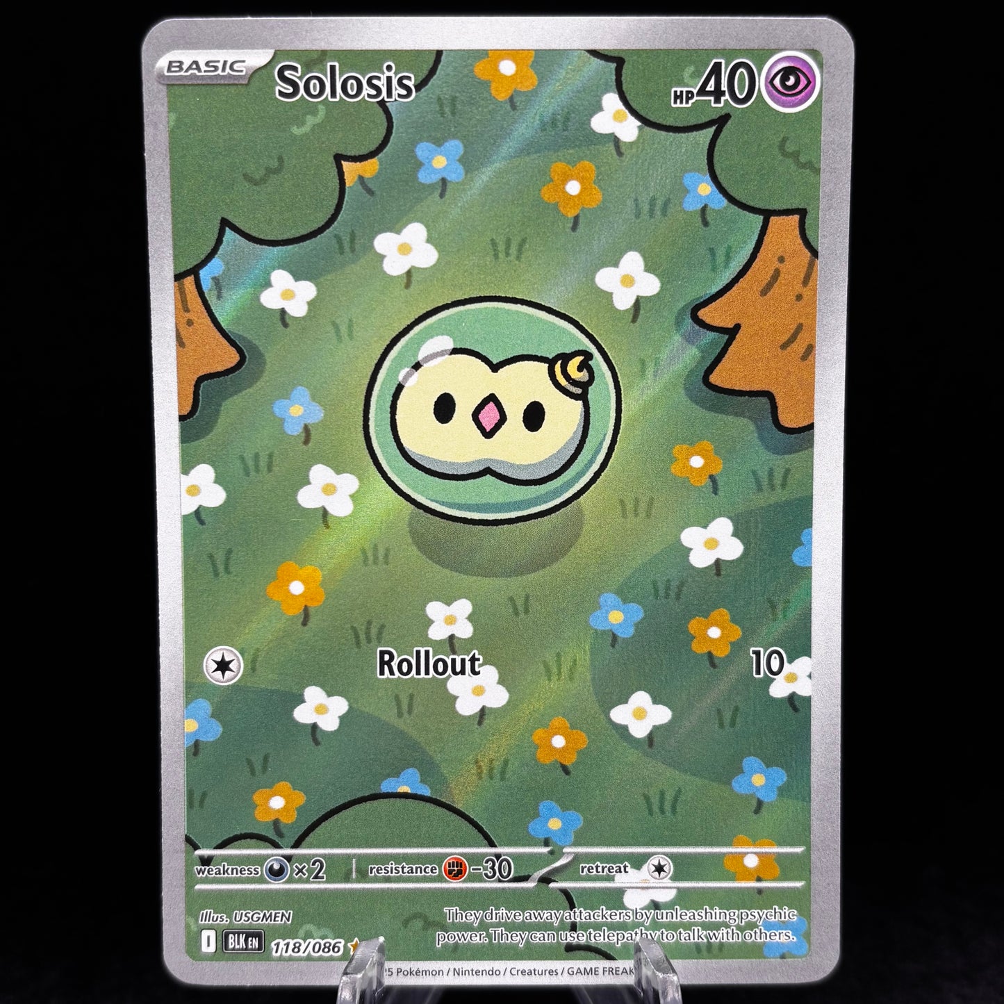 Solosis - 118/086 - SV: Black Bolt *Light Play* Single Card