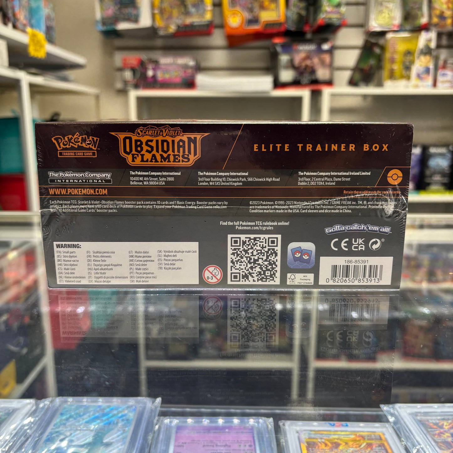 Pokemon Scarlet & Violet - Obsidian Flames Elite Trainer Box