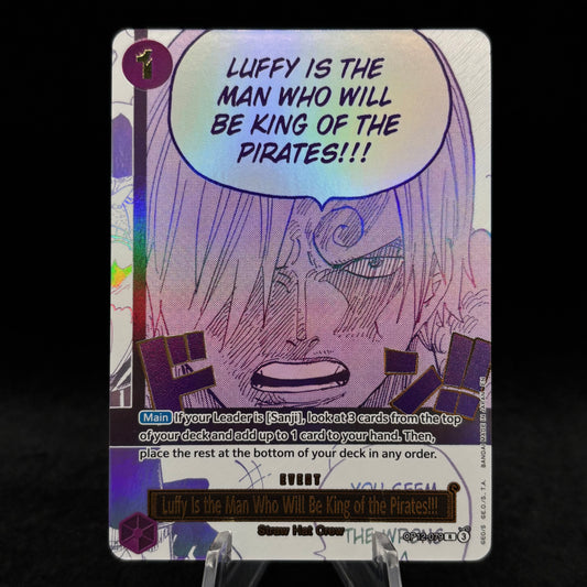 Luffy Is the Man Who Will Be King of the Pirates!!! (Japanese Version 3rd Anniversary Set) Single Card