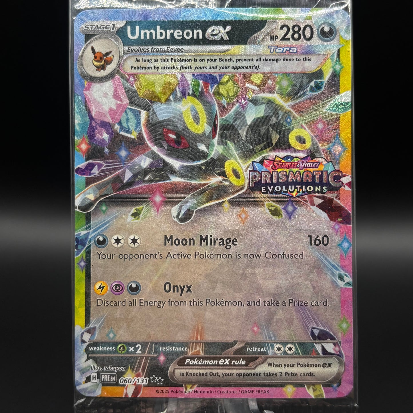 Umbreon ex - 060/131 (Prismatic Evolutions Stamp) Single Card *Sealed*