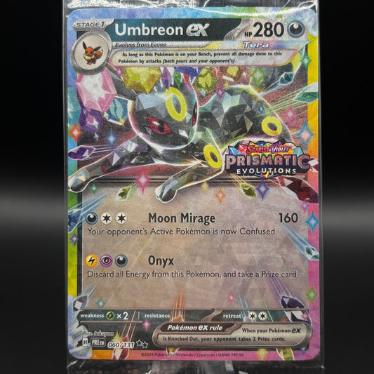 Umbreon ex - 060/131 (Prismatic Evolutions Stamp) Single Card *Sealed*