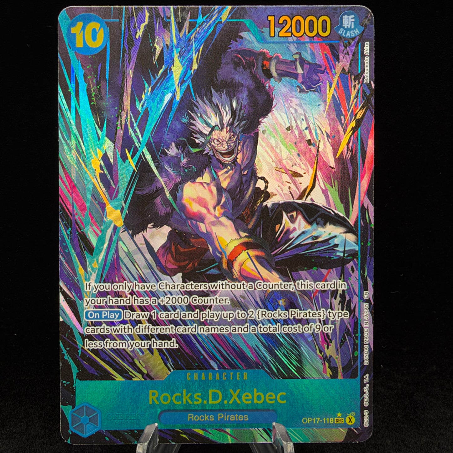 Rocks.D.Xebec (118) (Alternate Art) - The World's Strongest Warriors Single Card