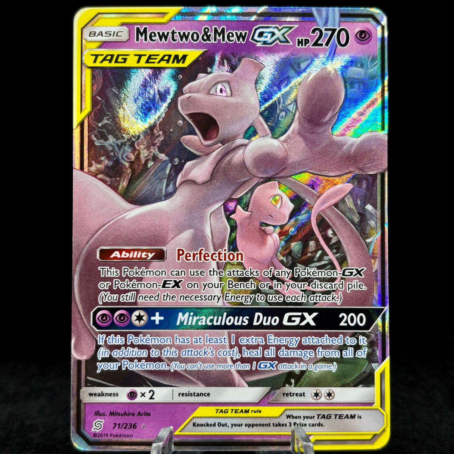 Mewtwo & Mew GX - 71/236 Single Card