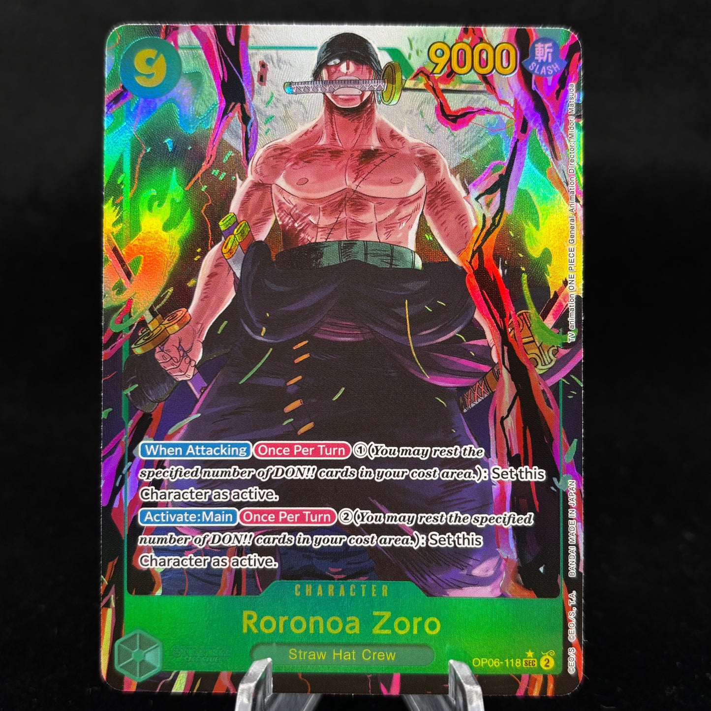 Roronoa Zoro (Alternate Art) - Wings of the Captain (OP06) Single Card